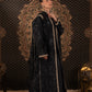 Black Kaftan with Gold Accents