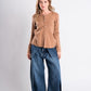 Round-Neck Embellished Kni