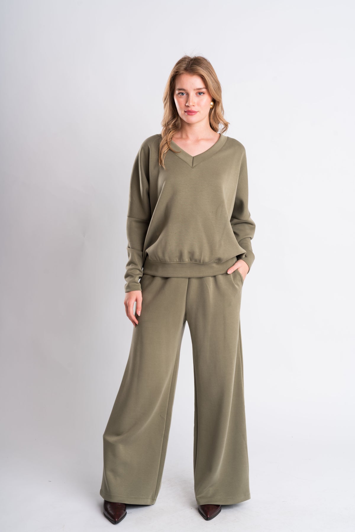 Soft-Knit Casual Lounge Set