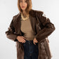 Brown Jacket and Back Embroidery