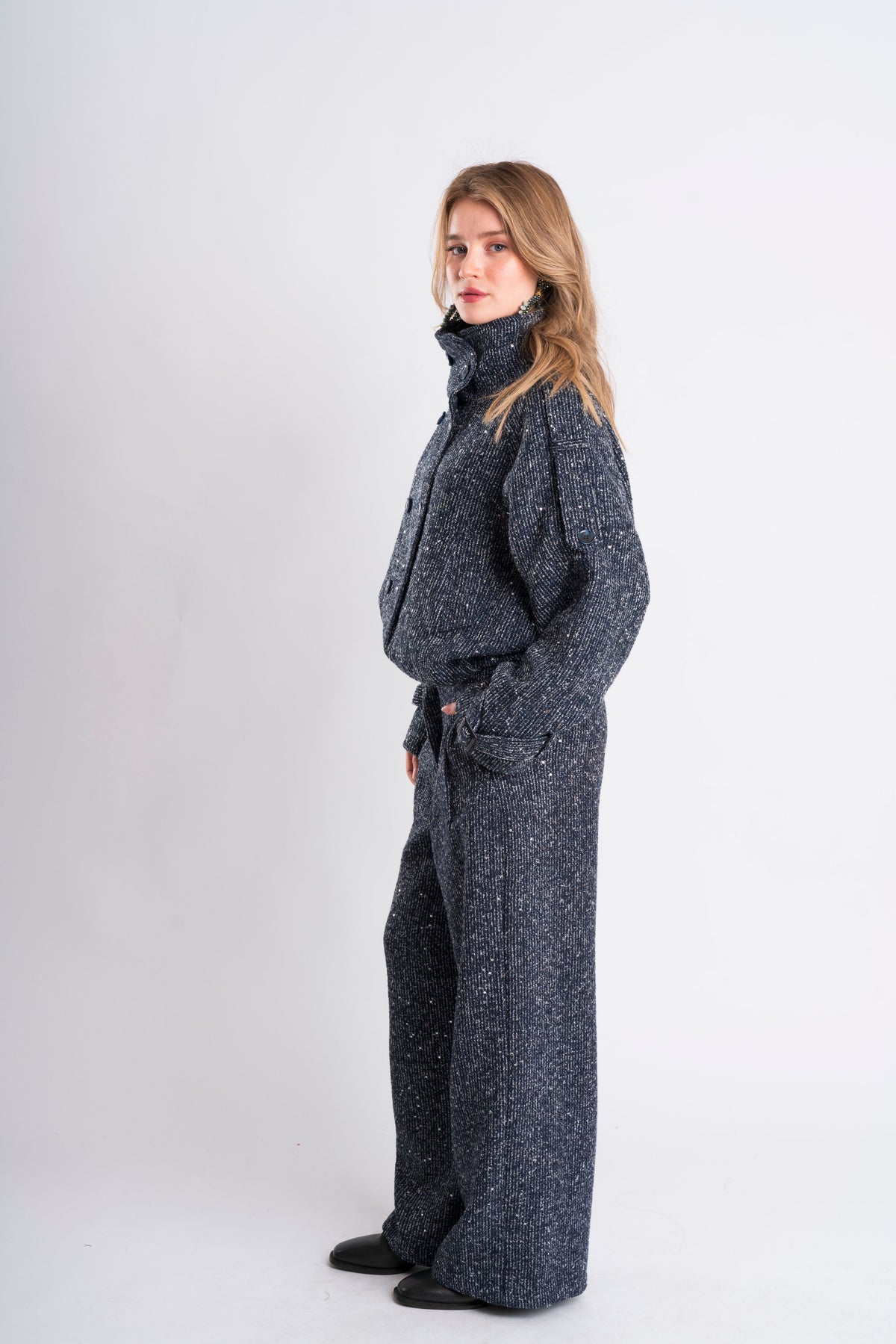 Relaxed-Fit Patterned Trousers