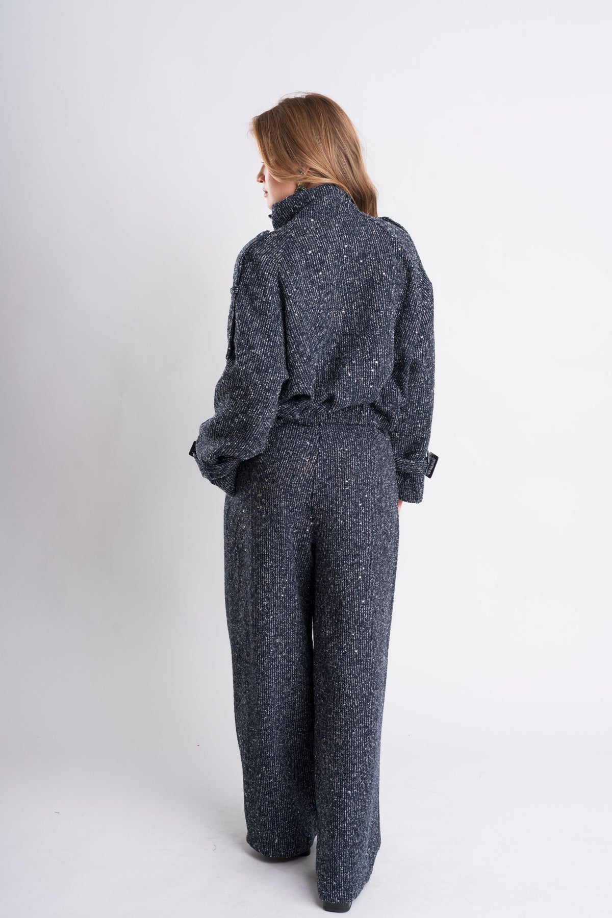 Relaxed-Fit Patterned Trousers