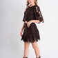 High-Waisted Broderie Skirt